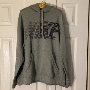 Nike Hoodie Sweatshirt Grey XL